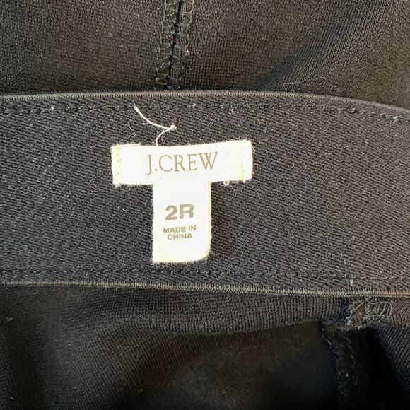 J. CREW Pants Pixie Zip Ponte Legging Stretch Ankle Skinny Fit Womens Size 2 - Picture 7 of 14